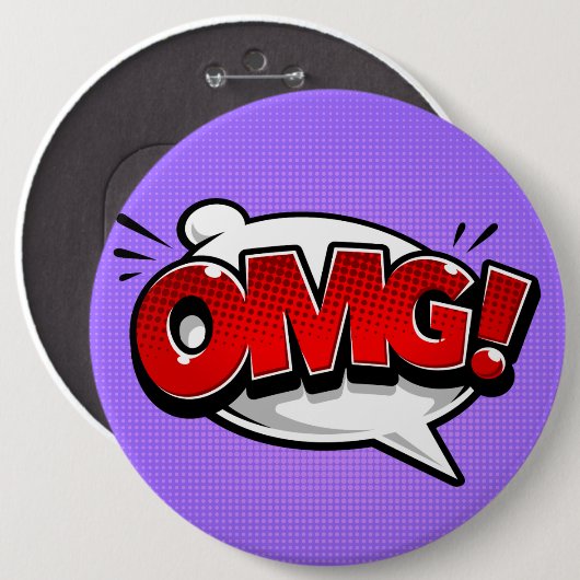 漫画本OMG! 缶バッジ (正面&裏面)