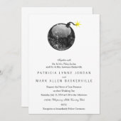 漫画活版スタイル爆弾 招待状 (正面/裏面)