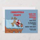 漫画漫画サンタクロースのクリスマス 招待状 (正面)