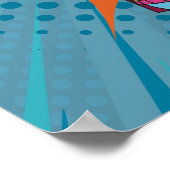 漫画漫画ブックスーパーヒーロー感動的引用文 ポスター (角)