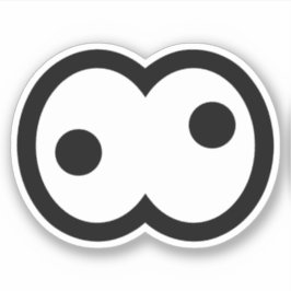 漫画熱狂する眼球ビニール シール