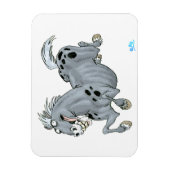 漫画熱狂する馬フレキシブルマグネット マグネット (縦)