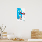 漫画熱狂ロボットポスター ポスター (キッチン)