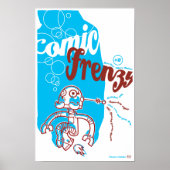 漫画熱狂ロボットポスター ポスター (正面)