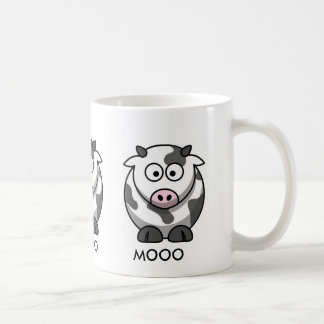 漫画牛MOOO (3x) コーヒーマグカップ