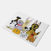 漫画犬のパック ドアマット (アングル)