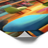 漫画犬の部屋のカスタムデザインポスター ポスター (角)