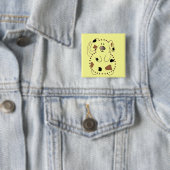 漫画犬のTシャツおよびギフト 缶バッジ (インサイチュ)