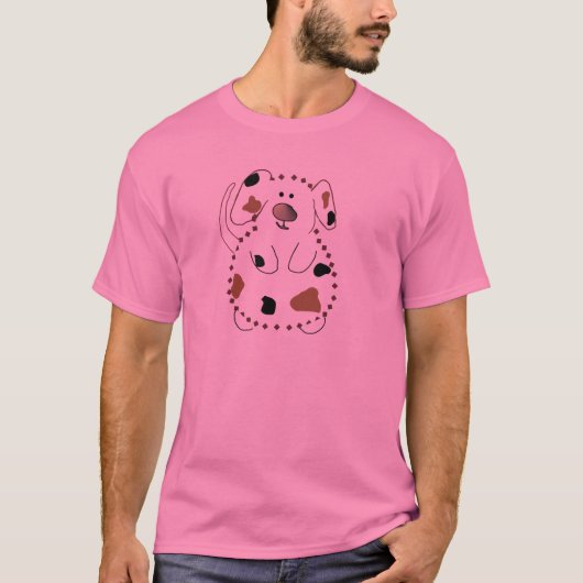 漫画犬のTシャツおよびギフト Tシャツ (正面)
