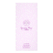 漫画犬イラストレーショングルーミング ラックカード (裏面)