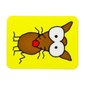 漫画犬 マグネット (横)