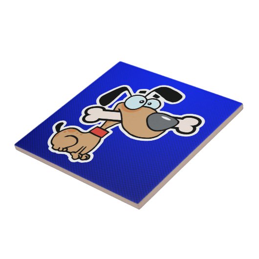 漫画犬; 青い タイル (側面)