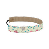 漫画猫が付いている花パターン アスレチックヘッドバンド (左)