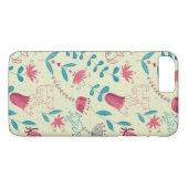 漫画猫が付いている花パターン Case-Mate iPhoneケース (裏面(横))