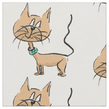 漫画猫の生地