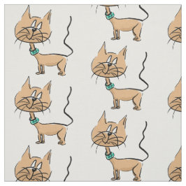 漫画猫の生地 ファブリック
