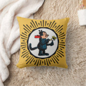 漫画猫レトロスタイルスターバスト装飾用クッション クッション (ブランケット)