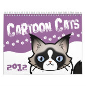 漫画猫2012年(あなた専有物を設計して下さい!) カレンダー (カバー)