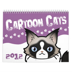 漫画猫2012年(あなた専有物を設計して下さい!) カレンダー