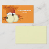 漫画猫|のオレンジ 名刺 (正面/裏面)