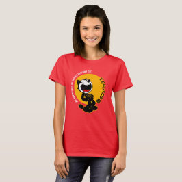 漫画猫 |女性 Tシャツ