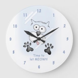漫画猫"MEOWtを許可する時間!" 時計