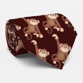 漫画猿のタイ ネクタイ (ロール)