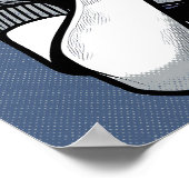 漫画現実の呼びつる出し ポスター (角)