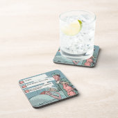 漫画生まれをツイートおもしろいする コースター (右側)