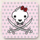 漫画白黒すてき子猫海賊スカルボーン コースター (正面)