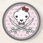 漫画白黒すてき子猫海賊スカルボーン コースター (正面)