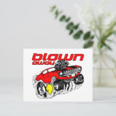 漫画筋肉車によって吹かれる遠くに ポストカード (スタンド正面)