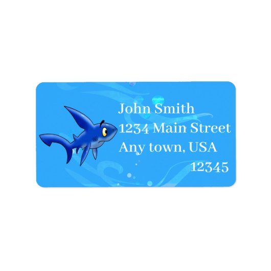 漫画素晴らしサメ ラベル (正面)