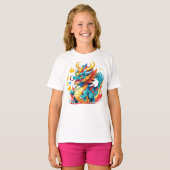 漫画素晴らしドラゴンTシャツ Tシャツ (正面フル)