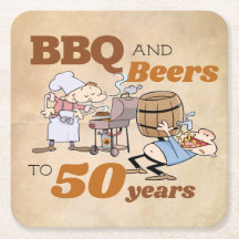 漫画素朴BBQとビール50誕生日
