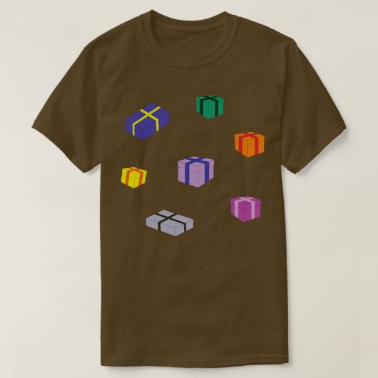 漫画色のギフトボックス Tシャツ (デザイン正面)