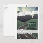 漫画詐欺映画ポスター ポストカード (正面/裏面)