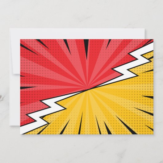 漫画誕生日パーティーサンキューカード サンキューカード (裏面)