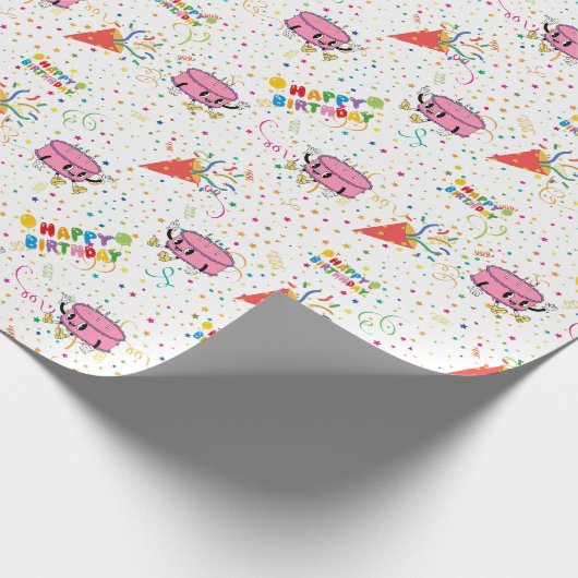 漫画誕生祝いラッピング紙 ラッピングペーパー (角)