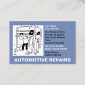 漫画車のの修復 名刺 (正面)