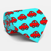 漫画車の赤く青いタイの倍は味方しました ネクタイ (ロール)