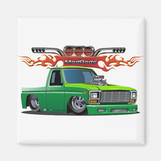 漫画車 マグネット (正面)