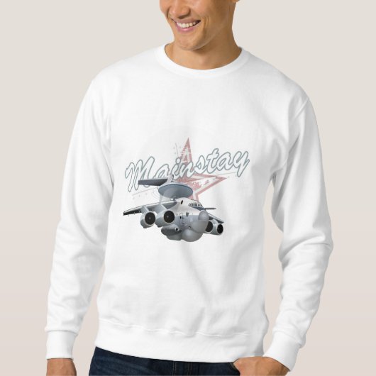 漫画軍隊飛行機 スウェットシャツ (正面)