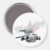 漫画軍隊飛行機 マグネット (正面/裏面)
