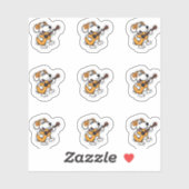 漫画遊犬はギター シール (シート)