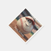 漫画野球誕生日 スタンダードカクテルナプキン (角)