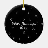 漫画間抜けおっちょこちょいの幽霊ビッグアイズスターズ セラミックオーナメント (裏面)