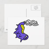 漫画間抜けの胚 ポストカード (正面/裏面)