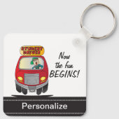 漫画間抜け学生ドライバー キーホルダー (裏面)