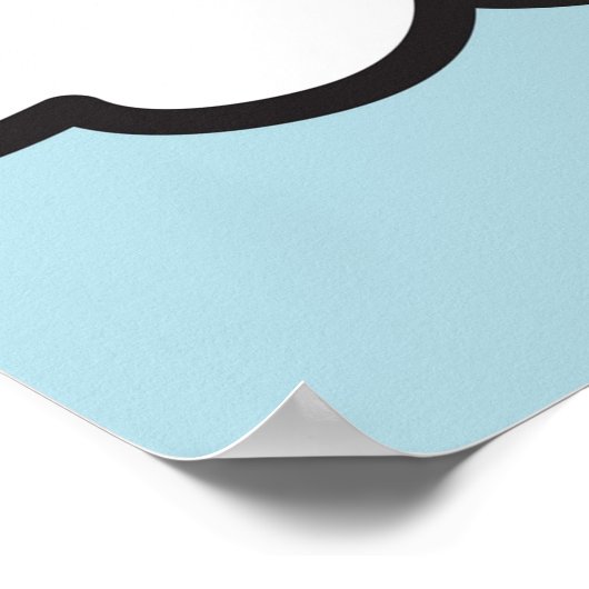 漫画雲 ポスター (角)